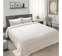 Emma Barclay Eden Bedspread Set, Cream (Jacquard Design)