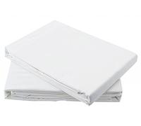 Emma Barclay Egy.Cotton T200 Flat Sheet King Bed White, Cotton
