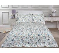 Emma Barclay Fernley Soft Touch Microfibre Floral Bedspreads Green King