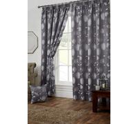 Emma Barclay Freya Floral Fully Lined Pencil Pleat Curtains