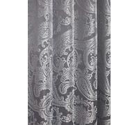 Emma Barclay Duchess - Lined Pencil Pleat Jacquard Curtains in Silver - Width 46 x Drop 54" (116 x 137cm)
