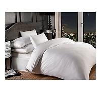 Emma Barclay Grosvenor - 1000 Thread Count Pin Stripe Duvet Set in White - King Bed