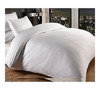 Grosvenor - 1000 Thread Count Pin Stripe Fitted Sheet in White - TJ Hughes