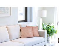 Emma Barclay Hartford - Cushion Cover in Blush Pink - 17x17 (43x43cm)