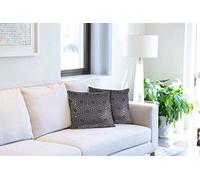 Emma Barclay Hartford - Cushion Cover in Charcoal - 17x17 (43x43cm)