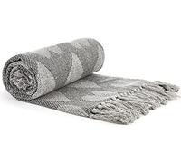 Emma Barclay Heart - Recycled Cotton Throw With Heart Design In Grey - 50x60 (127x152cm)