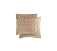 Emma Barclay Henley Soft Velvet Filled Cushion, Stone - 43 X 43 Cm