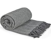Emma Barclay Herringbone Throw Over Blanket