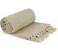 Emma Barclay Herringbone Throw Over Blanket