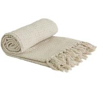 Throw Blanket for Sofas Bed Runner Honeycomb Waffle Soft Cotton Honeycomb