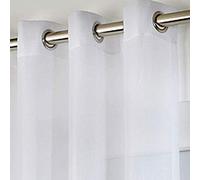 Emma Barclay Lucy - Eyelet Voile Panel in White - 57x54 (145x137cm)