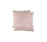Emma Barclay Lush Faux Fur Filled Cushion, Blush - 43 X 43 Cm