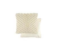 Emma Barclay Lush Faux Fur Filled Cushion, Cream - 43 X 43 Cm