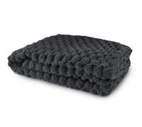 Emma Barclay Lush Luxurious Faux Rabbit Fur Throw For Sofa Blanket Black 127X152Cm