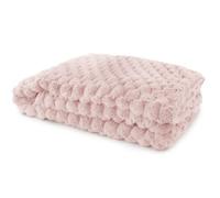 Emma Barclay Lush Luxurious Faux Rabbit Fur Throw For Sofa Blanket Blush 127X152Cm