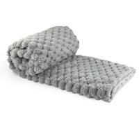 Emma Barclay Lush Luxurious Fluffy Faux Rabbit Fur Throw Blanket (Silver Grey, 55x71 (140x180cm))