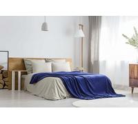 Emma Barclay Luxury Faux Mink Fur Throw 200 X 240Cm Ocean Blue