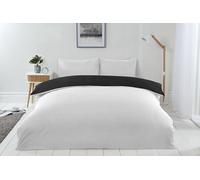 Emma Barclay Lyla Reversible Duvet Set in Black/White - Single