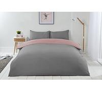 Emma Barclay Lyla Reversible Duvet Set in Cream/Blush Pink - Double