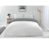 Emma Barclay Lyla Reversible Duvet Set in Grey/White - Double