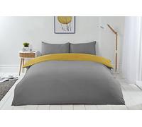 Emma Barclay Lyla Reversible Duvet Set in Ochre/Grey - King