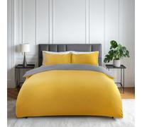 Emma Barclay Lyla Reversible Duvet Set in Ochre/Grey - Single
