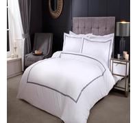 Emma Barclay Mayfair Duvet Set King Bed Graphite, Cotton | 50% Polyester