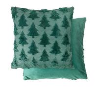 Emma Barclay Nyla Soft Touch Christmas Tree Cushion Cover (Green)
