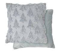 Emma Barclay Nyla Soft Touch Christmas Tree Cushion Cover (Silver grey)