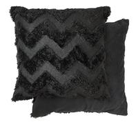 Emma Barclay Nyla Soft Touch Zigzag Cushion Cover (Black)