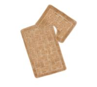 Emma Barclay Orkney 2 Piece Bath Mats - Non Slip - Beige
