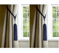 Emma Barclay Orla Tieback in Navy - 60cm total length (Pack of 2)