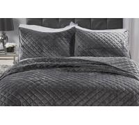 Emma Barclay Regent Crushed Velvet Quilted Bedspread