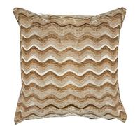 Emma Barclay Sinead Satin Chenille Cushion Cover in Gold - 17x17 (43x43cm)