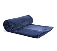 Emma Barclay Snug Flannel Fleece Blanket - Super Soft Throw (Navy Blue, 50x60)