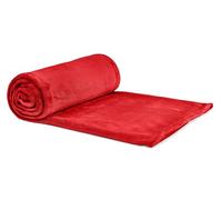 Emma Barclay Snug Flannel Fleece Blanket - Super Soft Throw (Red, 50x60)