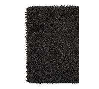 Emma Barclay Taren Sparkle Chenille Bathmat in Black - 50x80cm