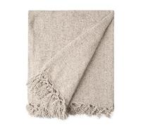 Emma Barclay Throw Blanket For Sofas Bed Extra Large Soft Chenille Throws For Settees In Dove Grey Throw Fleece Blankets - Darcy Collection 50" x 60" (127cm x 152cm) Dove Grey