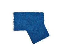 Emma Barclay Tumble Twist Pure Cotton 2pc Bath set in Cobalt Blue - Mat 50x80cm / Pedestal 50x40cm
