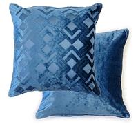 Emma Barclay Valencia - Cushion Cover in Navy - 17x17 (43x43cm)