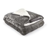 Emma Barclay Weighted Sherpa Blanket in Grey - 50x60 (127x152cm)