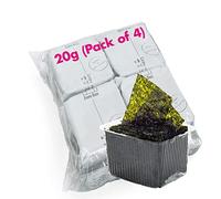 Emma Basic Crispy Seaweed 20g (Pack of 4) | Crispy & Thin | High Fibre | Source of Protein | Sugar-Free | Healthy Snack | Korean Style