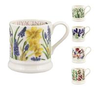Emma Bridgewater 1/2 Pint, Ceramic Coffee Mug, Large Stoneware, Cappuccino, Latte, Coffee, Tea Cup, Beautiful Mugs, Birthday Gift Coffee Mug, A-Tete & Grape Hyacinth, Ceramic