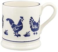 Emma Bridgewater 1/2 Pint Mug, Blue Hen
