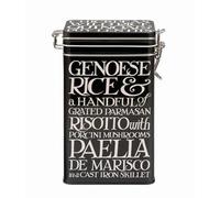 Emma Bridgewater Black Toast Rice Risotto Black Medium Rectangular Clip Lid Tin 128 x 216 x 93mm