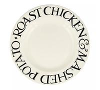 Emma Bridgewater Black Toast Roast Chicken 10 1/2 Inch Plate