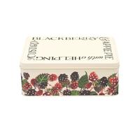 Emma Bridgewater Blackberry Storage Tin, Decorative Metal Container, 19.7 x 7.5 cm, Autumn Design, Kitchen Storage, Sturdy Construction