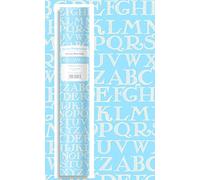 Emma Bridgewater Blue Alphabet Gift Roll Wrap