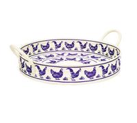 Emma Bridgewater Blue Hens Large Handle Tray