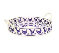 Emma Bridgewater Blue Hens Large Handle Tray
